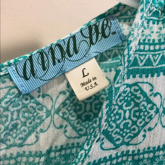 Teal patterned romper - Picture 3 of 5